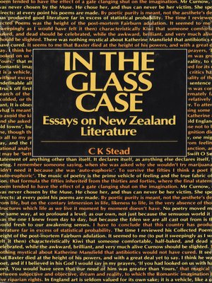 cover image of In the Glass Case